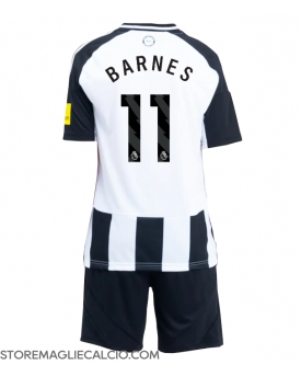 Newcastle United Harvey Barnes #11 Maglia Gara Casa Repliche 2024-25 Bambino Maniche Corte